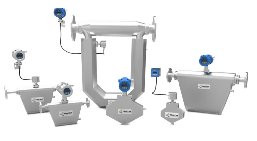 Hmotnostní průtokoměry Coriolis TRICOR od německého výrobce KEM